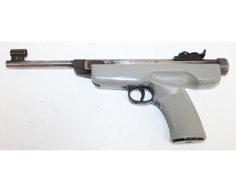Vintage single shot air pistol, Model 5 by Diana of Germany, 40cm