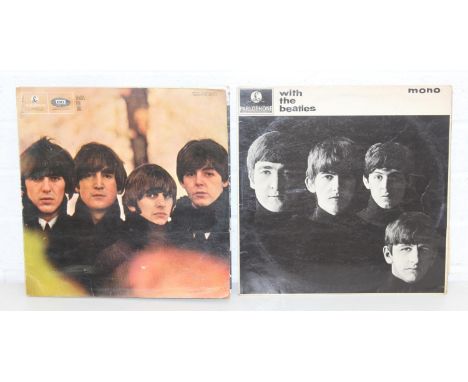Two The Beatles mono vinyl LPs to include With the Beatles PMC 1206 and Beatles for Sale PMC 1240 [2] 
