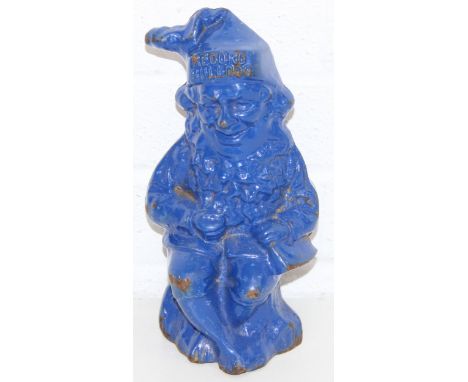 Vintage cast iron painted advertising gnome figure for Record Bulldog (Record Tools), 25cm