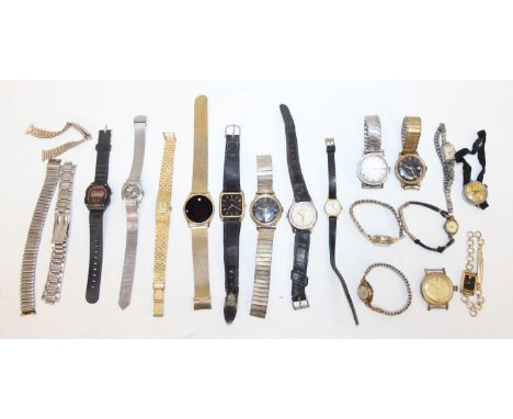 Qty of assorted watches to inc Timex, Oris, Bulova etc, mainly vintage mechanical watches but to inc some Quartz