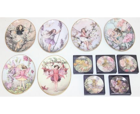 Qty of assorted Royal Worcester Flower Fairy plates, six large plates four of which are boxed, and five small plates all boxe