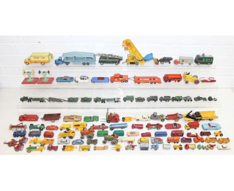 Qty of play-worn diecast toy vehicles to incl Dinky, Lesney, Corgi, etc