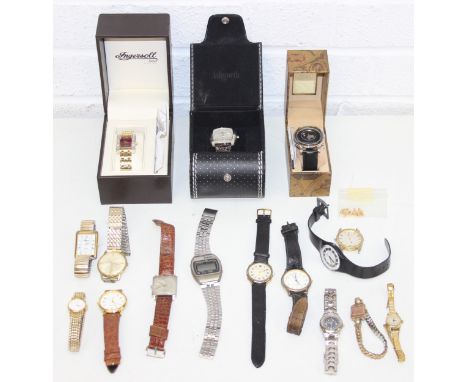 Mix of vintage watches to incl Swatch, Ingersoll, etc
