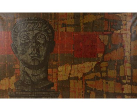 Sigmund Pollitzer (British, 1913-1982) Head of Constantius, signed and dated 65, oil on canvas, 125cm x 79cmBorn in London in