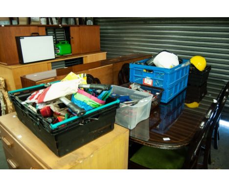 LARGE QUANTITY OF TOOLS VARIOUS (CONTENTS OF FIVE BOXES) 