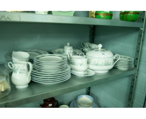 'CAPITOL' IRISH PORCELAIN 'SINCERELY' PATTERN DINNER AND TEA SERVICE FOR SIX PERSONS, APPROXIMATELY 44 PIECES