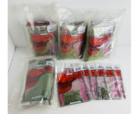 30x Bags of Javis Secnics All New - To include: Static Grass 6x JHG5, JHG6, JHG7, JHG9, &amp; 6X Assorted Leaves / Litter  P&