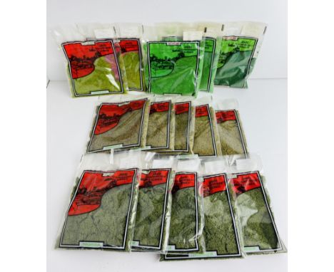 15x Javis Scenics Assorted Scatters / Static Grass - New in Packets  - P&amp;P Group 1 (£14+VAT for the first lot and £1+VAT 
