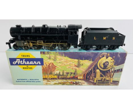 Hornby 4-6-0 in parts with repainted plain black body Incorrect Box Sold as Restoration project only - P&amp;P Group 1 (£14+V