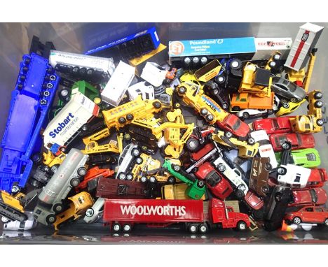Over fifty assorted diecast vehicles, various makes and scales. P&P Group 3 (£25+VAT for the first lot and £5+VAT for subsequ