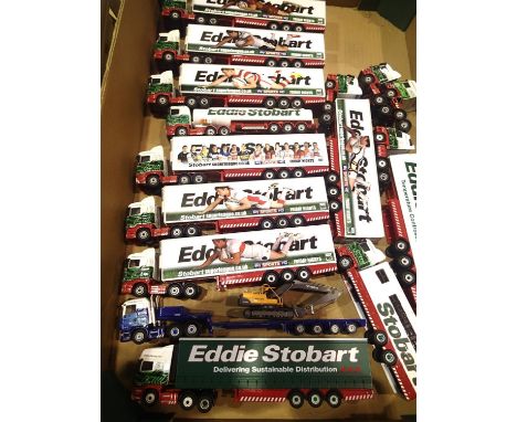 14x 1:76 Scale 'Eddie Stobart' HGV Models (See Picture) All Unboxed - P&amp;P Group 2 (£18+VAT for the first lot and £3+VAT f