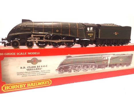 Hornby R350 Mallard 60022, BR Green, Late Crest. P&P Group 1 (£14+VAT for the first lot and £1+VAT for subsequent lots)Condit
