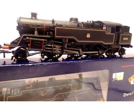 Bachmann 32-355 class 4MT 80136, BR Black, Early Crest. P&P Group 1 (£14+VAT for the first lot and £1+VAT for subsequent lots
