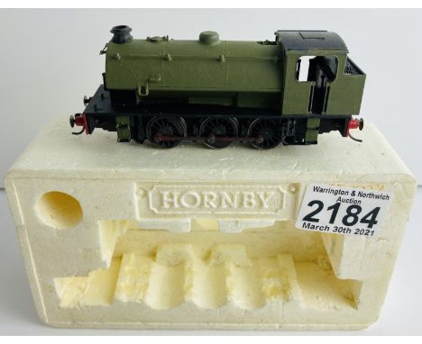 Hornby J94 Tank 0-6-0 Loco with Poly Tray Only - Painted plain green, fitted with kaydee knuckle couplings front/rear  - P&am