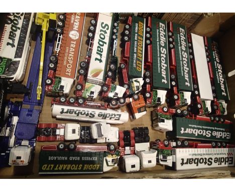 15x Assorted 1:76 Scale 'Eddie Stobart' HGV's &amp; Vehicles All Unboxed - P&amp;P Group 2 (£18+VAT for the first lot and £3+