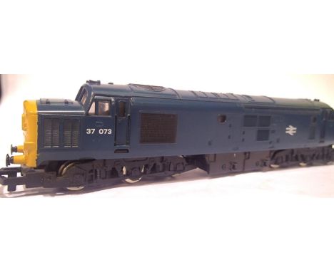 Hornby Class 37, 37073, BR Blue. P&P Group 1 (£14+VAT for the first lot and £1+VAT for subsequent lots)Condition Report: Very