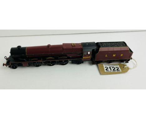 Hornby LMS 'Princess Arthur of Connaught' 6207 Loco Unboxed - Loco Drive Model P&amp;P Group 1 (£14+VAT for the first lot and