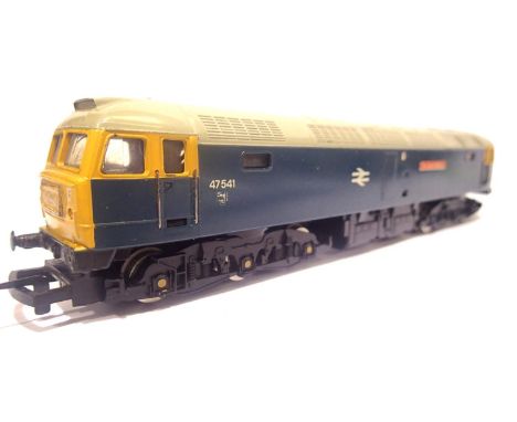 Hornby Class 47 Queen Mother, 47541, BR Blue. P&P Group 1 (£14+VAT for the first lot and £1+VAT for subsequent lots) Conditio
