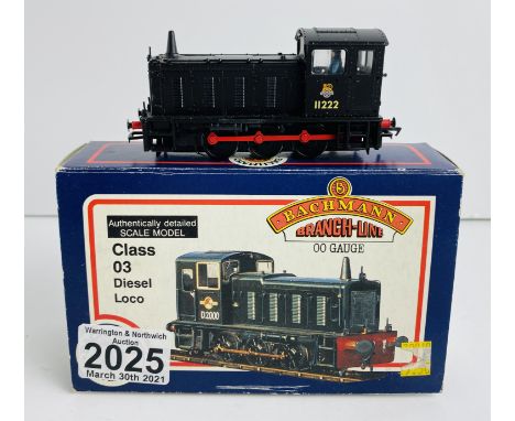 Bachmann Class 03 Loco with NO Detail Pack, NO Instructions, Boxed Lacking Cab Hand Rails- P&amp;P Group 1 (£14+VAT for the f