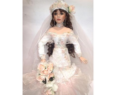 Rustie; Spring Sensation bridal doll, boxed, H: 70 cm approximately, in excellent condition (box fair). P&amp;P Group 1 (£14+