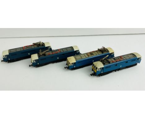 4x Lima N Gauge Class 81/86 Locomotives - Unboxed P&amp;P Group 1 (£14+VAT for the first lot and £1+VAT for subsequent lots) 