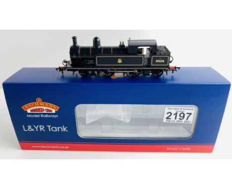 Bachmann 31-166 L&amp;YR Tank BR Early 50636 Loco with Detail Pack, Instructions, Boxed - P&amp;P Group 1 (£14+VAT for the fi