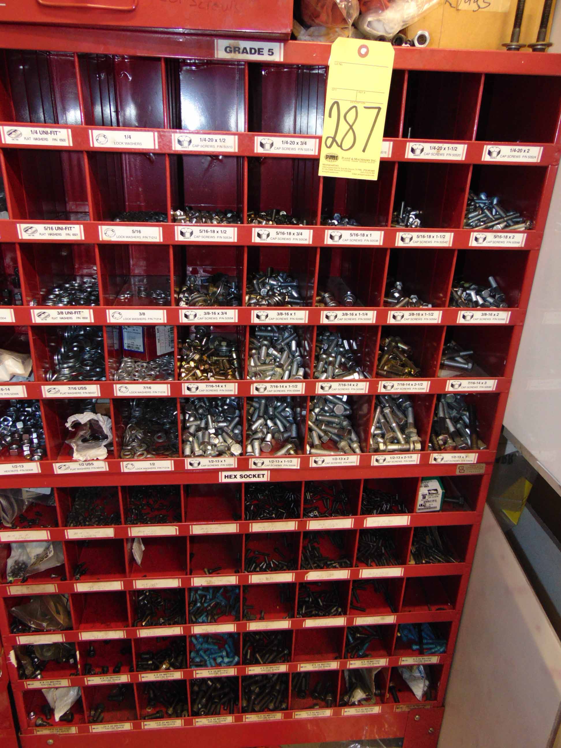 w/assorted fasteners