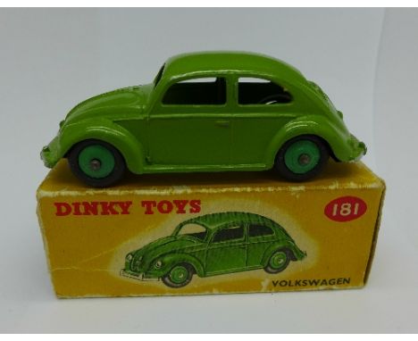 A Dinky Toys 181 Volkswagen, boxed, box a/f