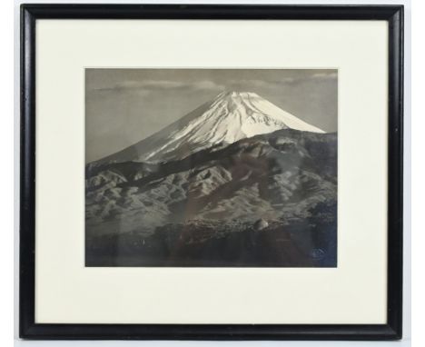 KOYO OKADA (Japanese, 1895-1972) 'Mt. Fujiyama', vintage gelatin silver print, circa 1950, 21 x 26.5 cm, bearing photographer