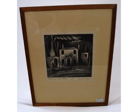 Margaret Bryan (Nottingham 1903-1988)Empty House in the Potterieswood engraving, 18 x 17.5cmsigned, titled and numbered 17/20