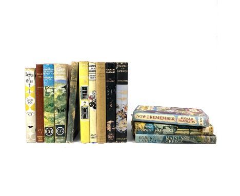 Collection of travel books. GEORGE SAVA. 'Surgery &amp; Crime,' origianl cloth and dj, The Quality Book Club; GARRY HOGG. 'Po