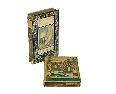 Two works published by T. N. Foulis. JESSIE M KING Illustrations. 'Corners of Grey Old Gardens,' colour illustrations by Marg