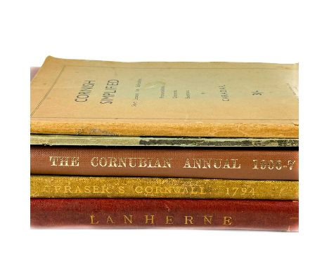 Cornwall interest. Five works H. SEWELL STOKES. 'The Vale of Lanherne and Other Poems,' original ruby cloth with gilt decorat