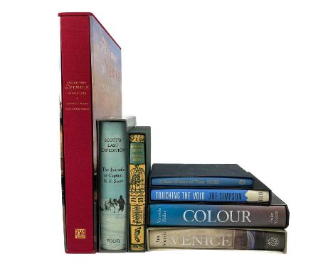 FOLIO SOCIETY. Scott's Last Expedition - the Journals of Captain R. F. Scott and five other publicationsm; together with The 