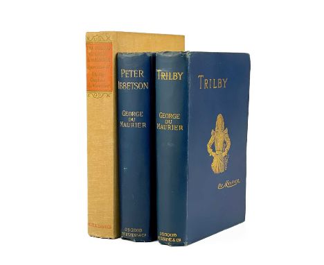 George Du Maurier. Two works and a biography. 'Peter Ibbetson With an Introduction by his Cousin Lady **,' original dark blue