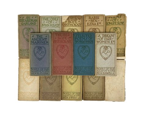 GRANT R. &amp; SON (Pubs).  'Roses Of Parnassus Series'. Fourteen cols, all with thin card wraps (two of which in a poor stat