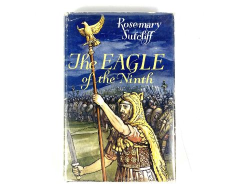 Rosemary Sutcliff. 'The Eagle of the Ninth'. First edition, original blue cloth, small nibbles to unclipped dj, glassine wrap