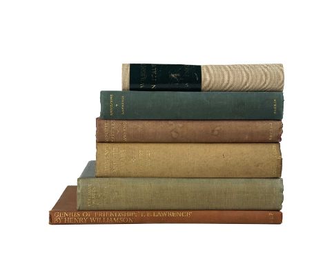 T. E. Lawrence. Six works. 'Etruscan Places,' first edition, original cloth, spoting to front and rear leaves, frontis Martin