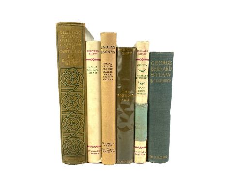 Bernard Shaw. Seven works. 'The Irrational Knot,' first edition, leaves printed in the US, original cloth, vg, Archibald Cons