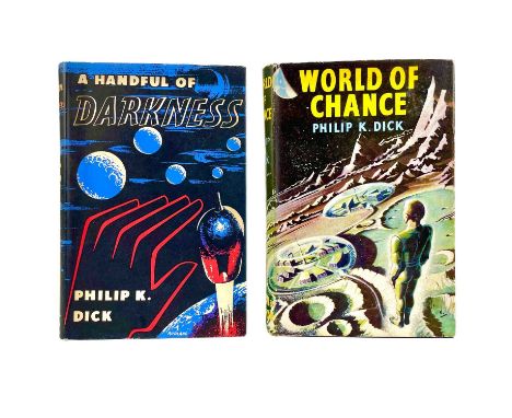 Philip  K. Dick. Two first editions. 'A Handful of Darkness,' first edition, original first state blue boards lettered in sil