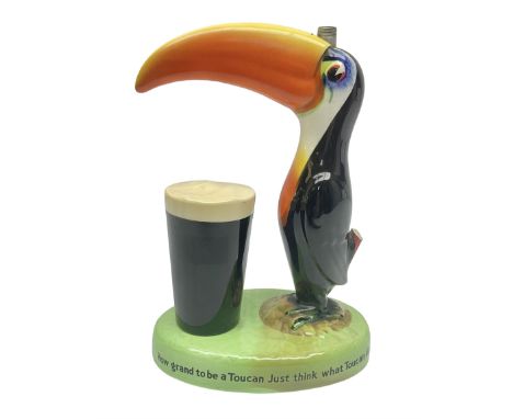 Carlton ware, Guinness Toucan lamp base, H24cm 