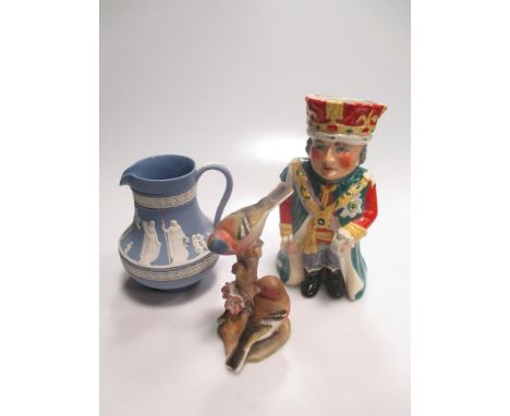 A collection of ornaments, mainly model china birds by Royal Worcester and others  