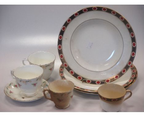 A Royal Crown Derby part 'Ambassador' dinner and tea service and a bone china part tea set  