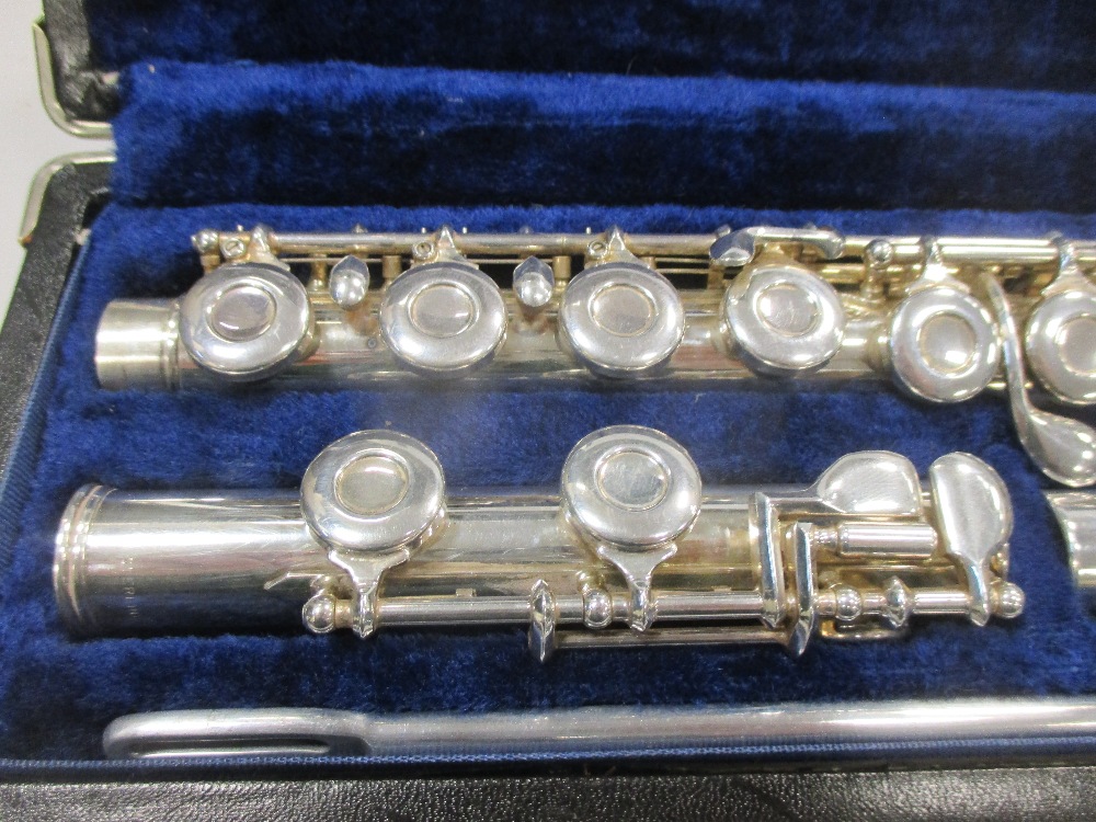 An American Sterling flute by K. G. Gemeinhardt, M2S no. 221606, the