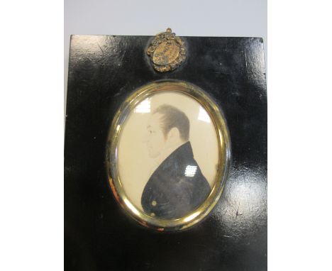 English School, early 19th Century), Portrait miniature of a young girl in a coral necklace, watercolour, oval, 7 x 5cm; and 