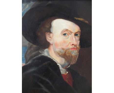 Portrait of Rubens, oil on panel  