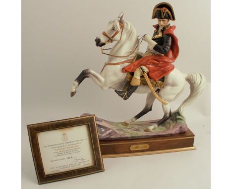 A Royal Worcester limited edition model, Napoleon, from the Famous Military Commanders Series, modelled by Bernard Winskill, 