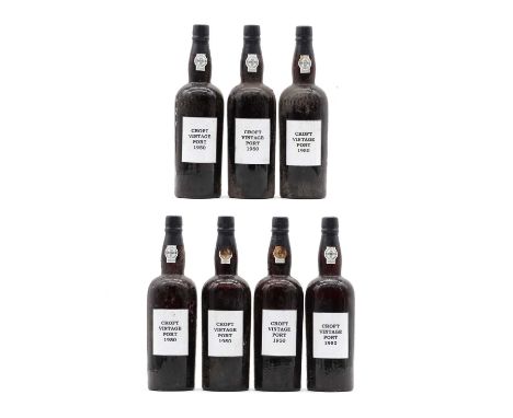 Croft, Vintage Port, 1950 (7)
Presented to the vendor by the directors of Diageo in recognition of his work with the Croft br