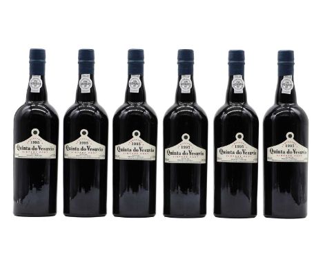 Quinta do Vesuvio, Vintage Port, 1995 (6, in wooden case, with ceramic bin label)Condition ReportRecently received from Berry