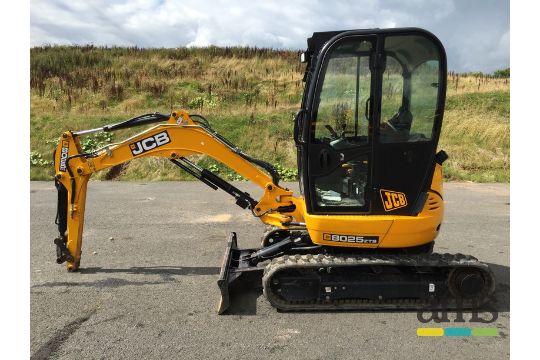 2013 Jcb 8025 Zts Lc Mini Excavator Serial No 2226312 C W